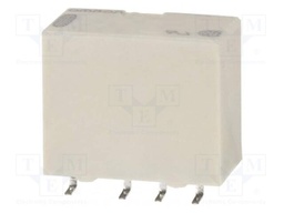 Relay: electromagnetic; DPDT; Ucoil: 5VDC; Icontacts max: 1A; PCB