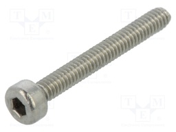 Screw; M2x16; 0.4; Head: cheese head; hex key; HEX 1,5mm; DIN 912