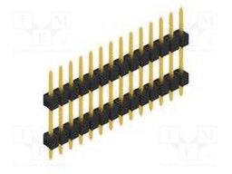 Connector: pin strips; pin header; male; PIN: 14; 2.54mm; THT; 1x14