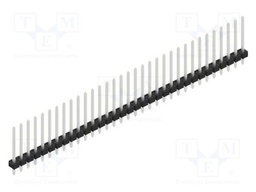 Connector: pin strips; pin header; male; PIN: 33; 2.54mm; THT; 1x33
