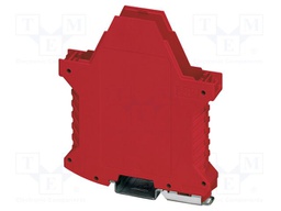 Enclosure base; with terminals; red; UL94V-0; ME 17,5; X: 107.3mm