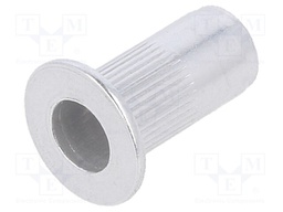 Rivet nuts; aluminium; Panel cutout diam: 5mm; 20pcs; Thread: M3