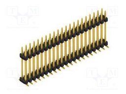 Connector: pin strips; pin header; male; PIN: 42; 2mm; SMT; 2x21