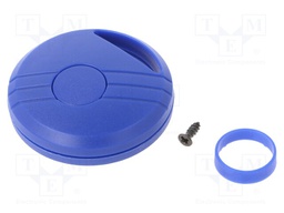 Enclosure: for remote controller; Z: 13mm; ABS; navy blue; Ø: 38mm