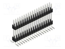Connector: pin strips; pin header; male; PIN: 36; 1.27mm; SMT; 2x18