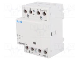 Contactor: 4-pole installation; NC + NO x3; 230VAC; 63A; DIN