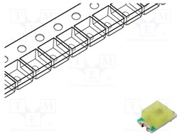 LED; green; blinking; 400mcd; 120°; 3÷5V; 20mA; 2x1.25x0.8mm; 0805