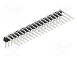 Connector: pin strips; pin header; male; PIN: 19; 2.54mm; THT; 1x19