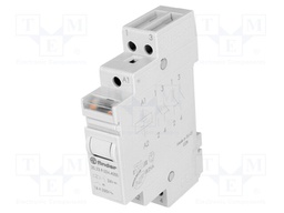 Relay: installation; bistable; NC + NO; Ucoil: 24VDC; Mounting: DIN