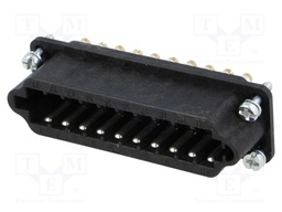 Connector: rectangular; female; Han Staf; PIN: 20; size 16A; 10A