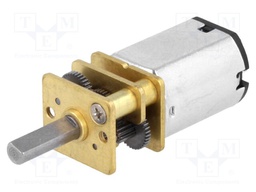 Motor: DC; with gearbox; HP; 6VDC; 1.6A; Shaft: D spring; max.333mNm