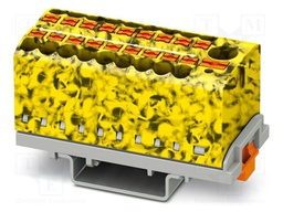 Splice terminal: rail; 24A; 690V; push-in; PA; 0.14÷4mm2; W: 28.6mm