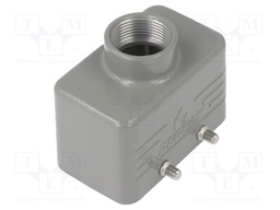 Enclosure: for HDC connectors; size D10B; for cable; straight