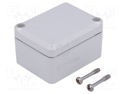 Enclosure: multipurpose; X: 50mm; Y: 65mm; Z: 37mm; EUROMAS II; ABS