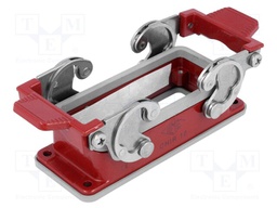 Enclosure: for HDC connectors; 180 °C; size 77.27; hot condition