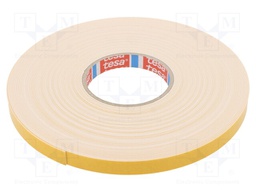 Tape: fixing; W: 15mm; L: 25m; D: 1.1mm; V: double-sided; acrylic; 80°C
