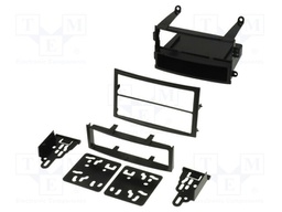 Radio frame; Nissan; 2 DIN; black