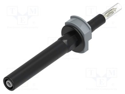 Test probe; 20A; black; banana 4mm socket
