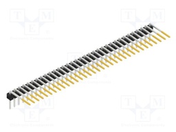 Connector: pin strips; pin header; male; PIN: 33; 2.54mm; THT; 1x33