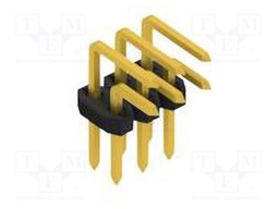 Connector: pin strips; pin header; male; PIN: 6; 2mm; THT; 2x3; 100V