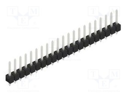 Connector: pin strips; pin header; male; PIN: 21; 2.54mm; THT; 1x21