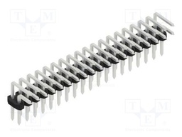 Connector: pin strips; pin header; male; PIN: 38; 2mm; THT; 2x19