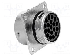 Connector: circular; Series: RT360; socket; female; PIN: 19; IP67