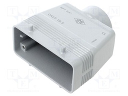 Enclosure: for HDC connectors; C-TYPE; size 77.27; high; NPT3/4"