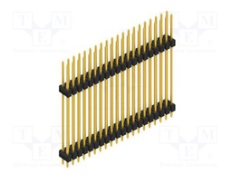 Connector: pin strips; pin header; male; PIN: 40; 2.54mm; THT; 2x20