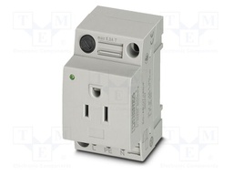 Connector: AC supply; socket; female; 6A; PIN: 3; screw terminal