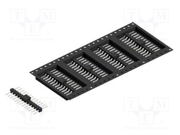 Connector: pin strips; pin header; male; PIN: 13; 2.54mm; SMT; 1x13