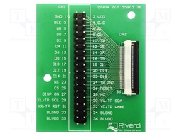 Adapter; Features: ZIF 36pin socket