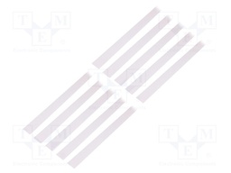 Cover for LED profiles; white; 1m; Kind of shutter: E; slide