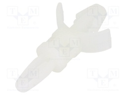 PCB distance; polyamide; L: 7.9mm; snap fastener; Colour: natural