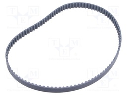 Timing belt; T5; W: 10mm; Lw: 500mm; -30÷80°C; ALPHA POWER