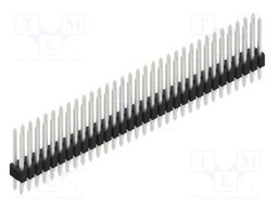 Connector: pin strips; pin header; male; PIN: 64; 1.27mm; THT; 2x32