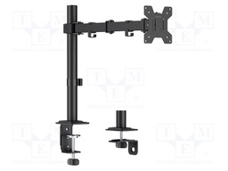 Holder; 10kg; 17÷32"; Arm len: 376mm; Standard: 75x75mm,100x100mm