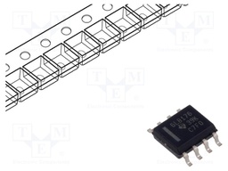 Transceiver, RS485, 1 Driver, 4.75 V to 5.25 V Supply, SOIC-8