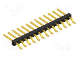 Connector: pin strips; pin header; male; PIN: 13; 2mm; SMT; 1x13