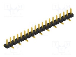 Connector: pin strips; pin header; male; PIN: 19; 2.54mm; SMT; 1x19
