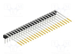 Connector: pin strips; pin header; male; PIN: 22; 2.54mm; THT; 1x22