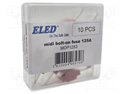 Fuse: fuse; 125A; 58VDC; automotive; 41mm; M5 screw; 41x12x8.24mm