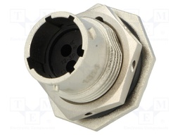 Connector: circular; Series: RT360; socket,plug; male; PIN: 3; IP67