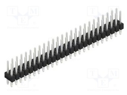 Connector: pin strips; pin header; male; PIN: 50; 2.54mm; THT; 2x25