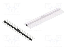 Connector: pin strips; pin header; male; PIN: 36; 2.54mm; SMT; 1x36