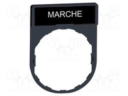 30MM X 40MM LEGEND HOLDER, CONTROL UNIT