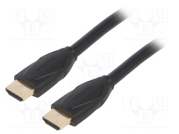 Cable; HDMI 1.4; HDMI plug,both sides; 5m; black; 30AWG; Core: CCS