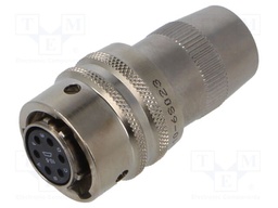 Connector: circular; MIL-C-26482, Series 1,PT; plug; female; 7.5A