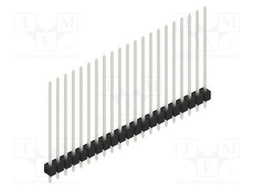 Connector: pin strips; pin header; male; PIN: 21; 2.54mm; THT; 1x21
