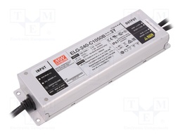 Power supply: switched-mode; LED; 239.4W; 114÷228VDC; 1050mA; IP67